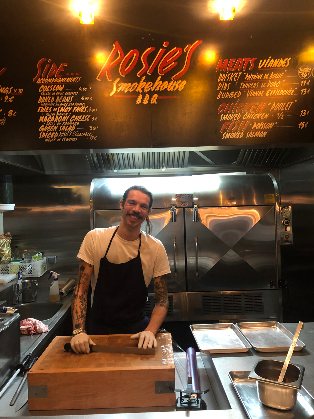 Rosie’s head chef Paul Patterson is a New Zealand transplant.