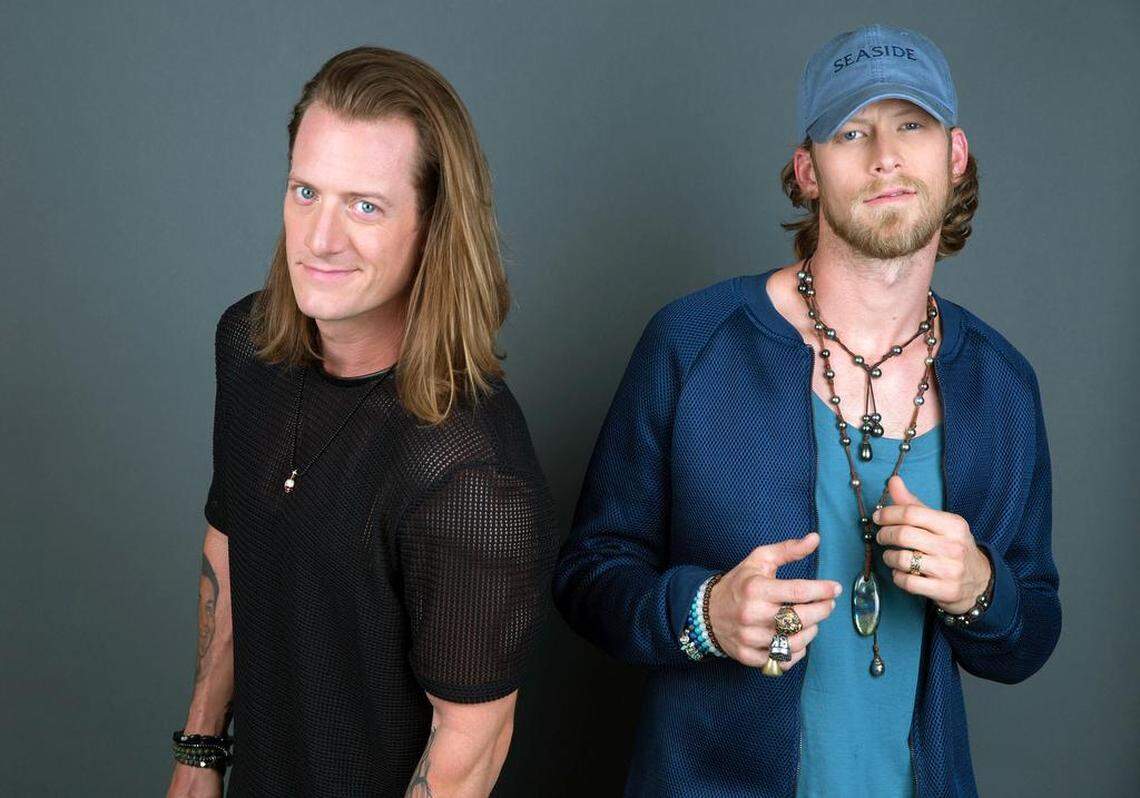 Tyler Hubbard, left, and Brian Kelley of Florida Georgia Line are scheduled to perform Oct. 30 at the T-Mobile Center.