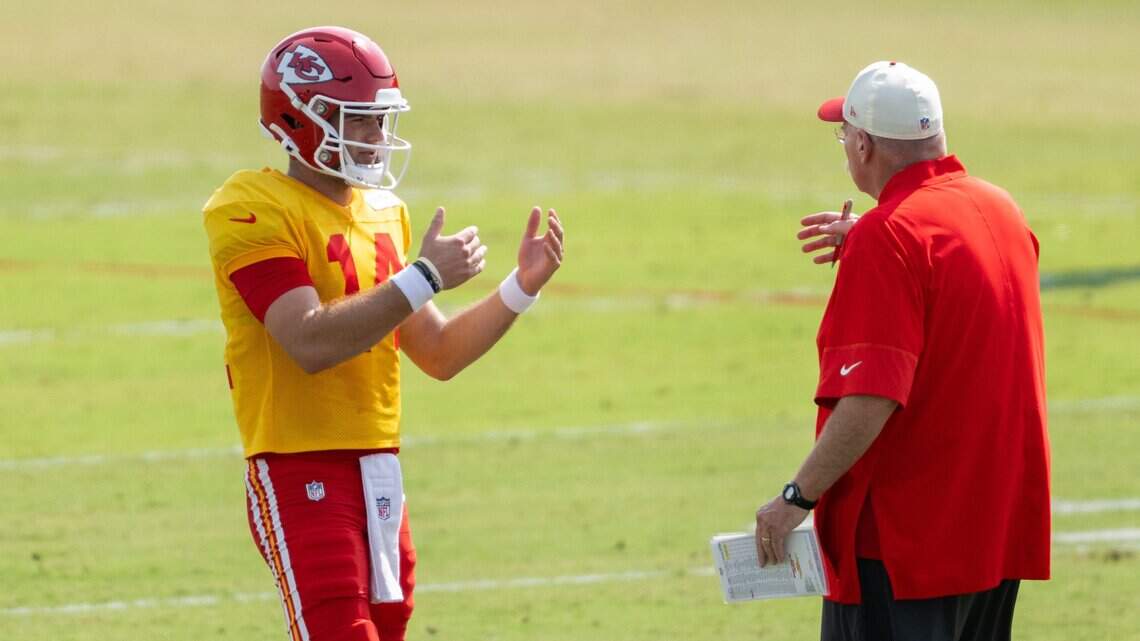 Garrett Nussmeier eager to learn from Patrick Mahomes & Andy Reid at Chiefs camp
