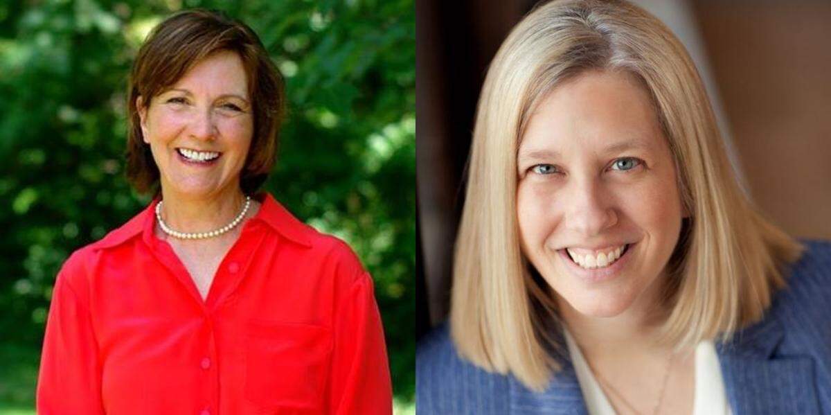  Charlotte O’Hara, left, defeated Stacy Obringer-Varhall to represent the southeastern part of the county.