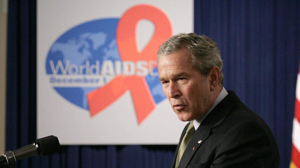 George W. Bush introduced the the President’s Emergency Plan for AIDS Relief. We can’t quit saving lives.