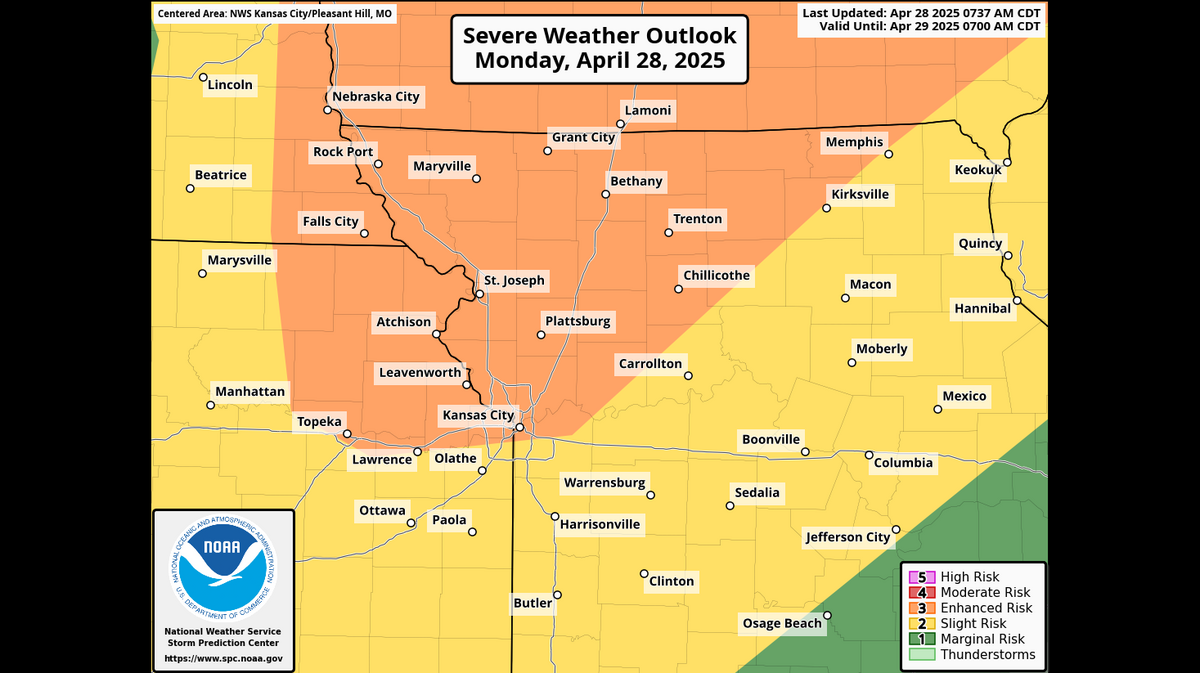 Kansas City weather update: Severe storms, large hail risk | Kansas ...