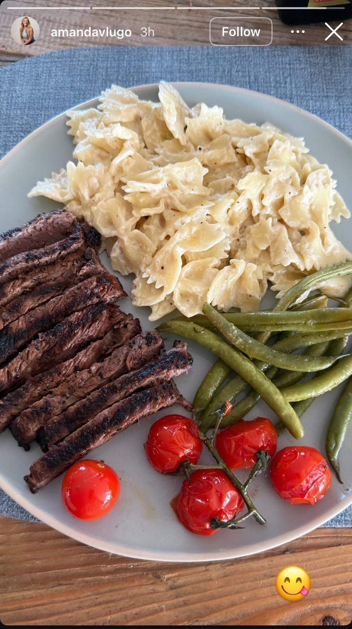 The Lugos enjoyed a nice dinner before Seth Lugo’s deal with the Royals was announced.