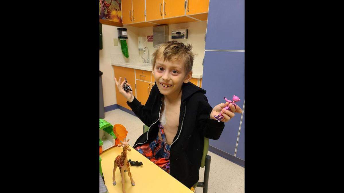 Ethan Frisbie, 10, is receiving treatments for ongoing illness at a Kansas City area hospital. His family’s car was stolen from the parking lot of Ronald McDonald house last month.