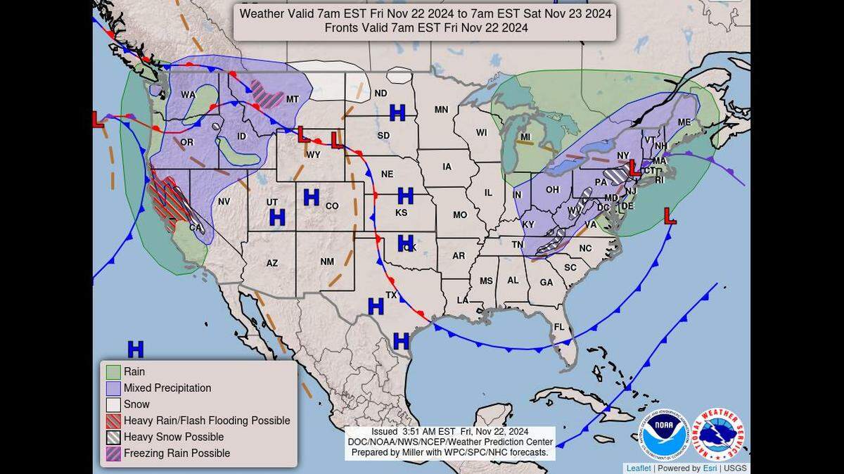 Last March was the last time that Kansas City has been this cold, the National Weather Service said. A weekend warm-up is coming, but even colder weather is expected Thanksgiving week.
