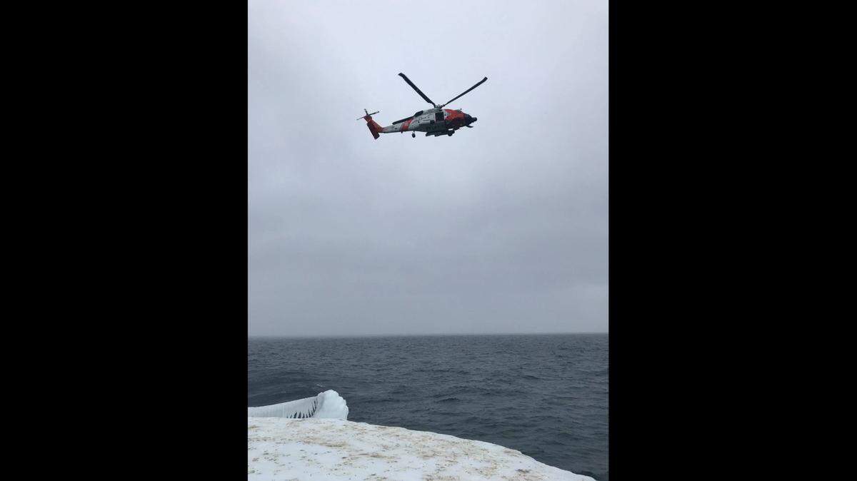 A Coast Guard crew traveled to a remote lighthouse in Michigan for repairs last week.