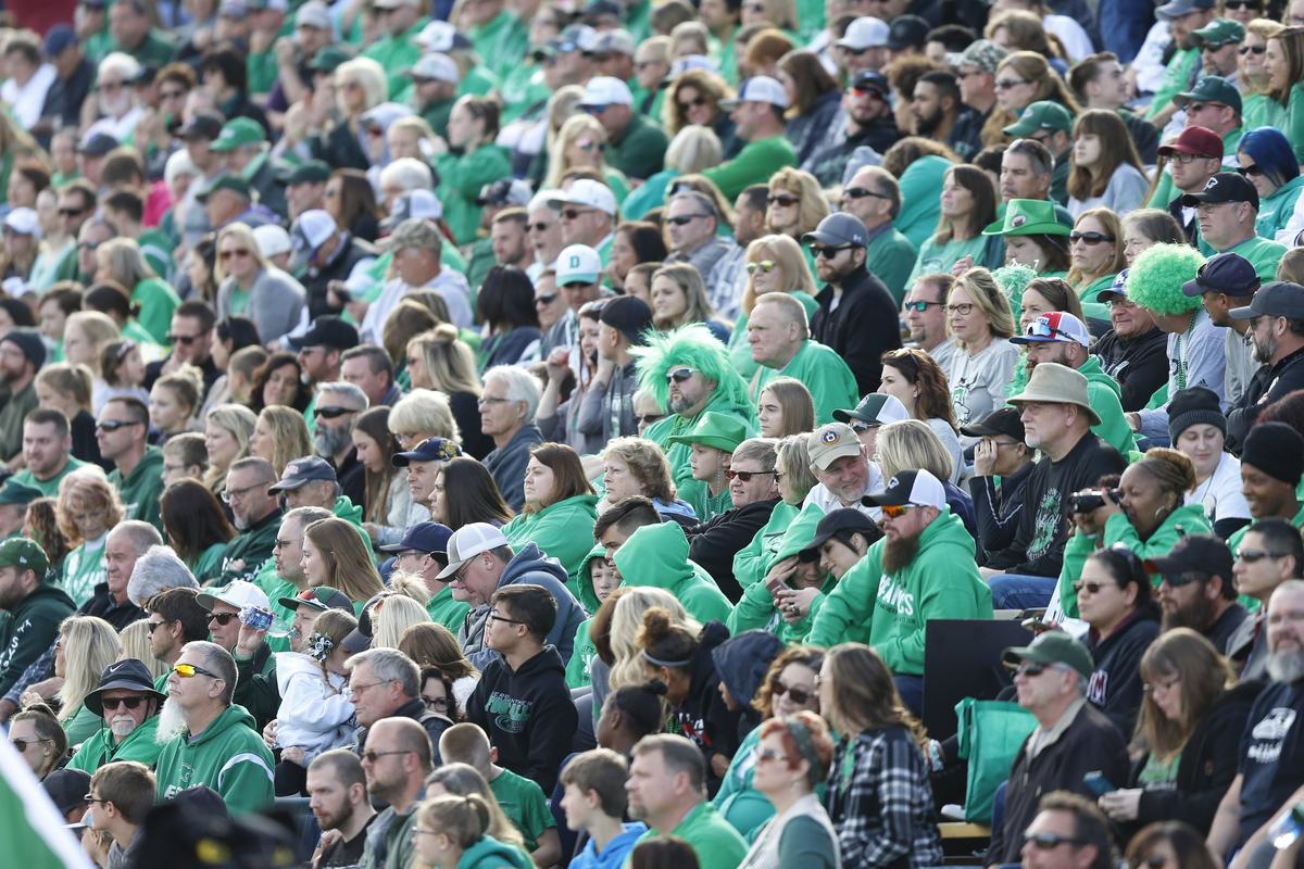 Derby fans showed in force for the 6a Championship against Blue Valley North Saturday in Emporia. (November 24, 2018)