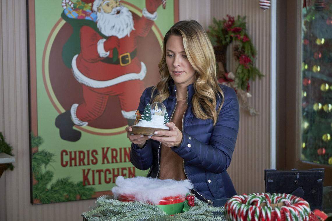 Like the first “Christmas in Evergreen” movie, 2018’s “Letters to Santa,” starring Jill Wagner, includes a magic snow globe that can make everything better. Similar snow globes, which may or may not have magical powers, were sold in Hallmark stores.