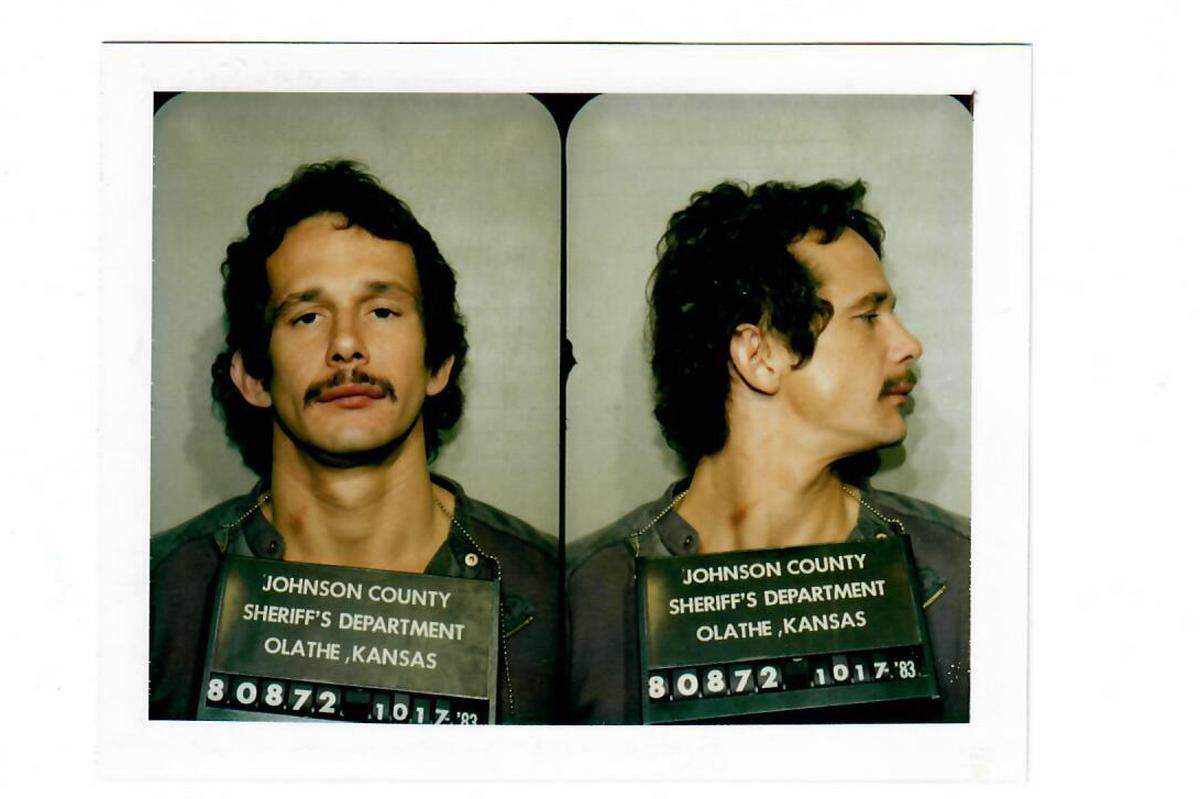 William Mock is photographed in 1983 at the Johnson County Sheriff’s Office in Olathe, Kansas.