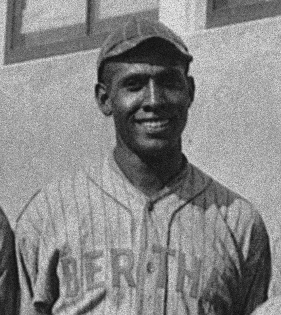 John Donaldson in 1924, when he was playing for the Bertha Fishermen in Minnesota.