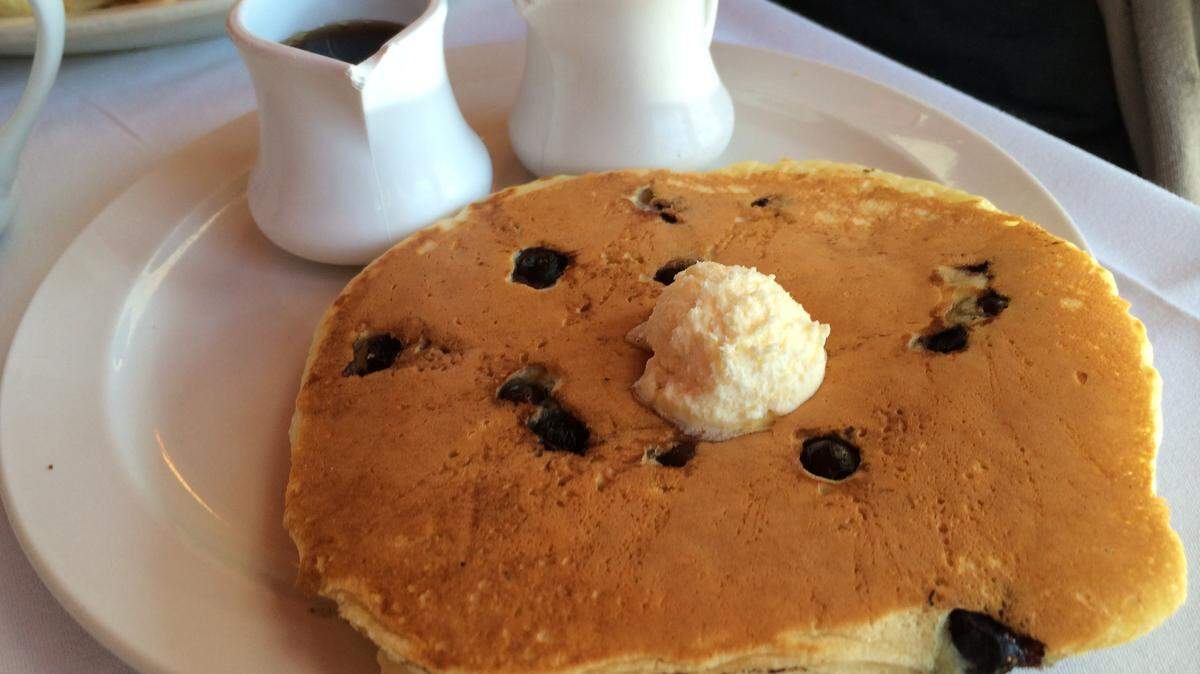 Ginger Sue’s is known for its pancakes and other breakfast items.