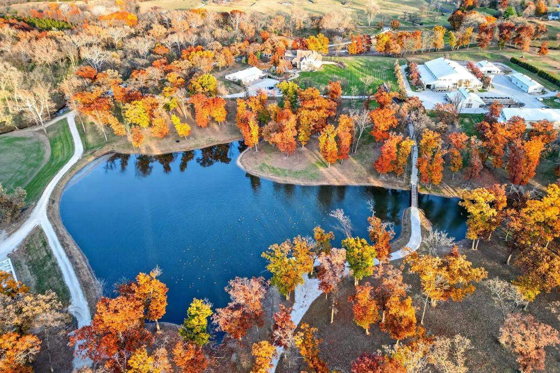 The Basehor Legacy Estate has 78 acres of land, plus a house, two ponds and an equestrian arena.