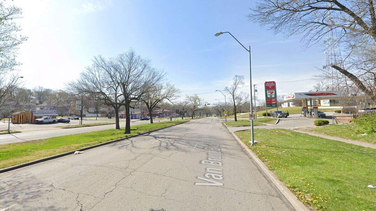 One man is dead and another man is injured after a double shooting near East 27th Street and Van Brunt Boulevard on Kansas City’s East Side, a police spokesman said. This Google Maps Street View image of the area is from April 2022.