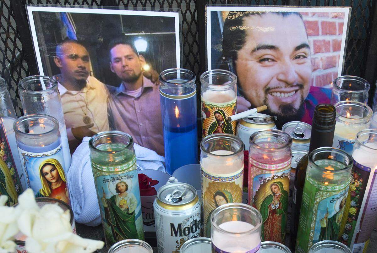Alfredo Calderon, Jr., (from left), Everardo Meza and Francisco Garcia Anaya (right) were three of the four people killed in a mass shooting at Tequila KC bar in Kansas City, Kansas.