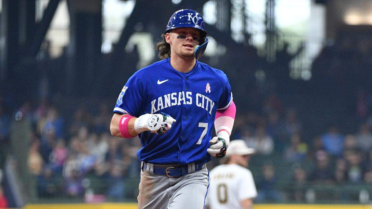 Bobby Witt Jr. was one of two Kansas City Royals players to earn a special team award for July Wednesday. The other: recently traded pitcher Ryan Yarbrough.