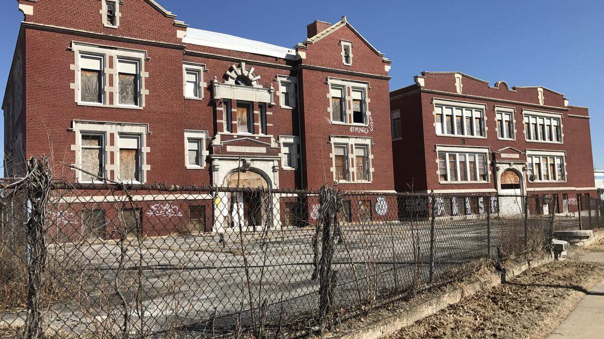 The historic Crispus Attucks Elementary School at 18th Street and Woodland Avenue has been vacant for at least 15 years, but two internationally-acclaimed artists plan to redevelop it into a cultural center.