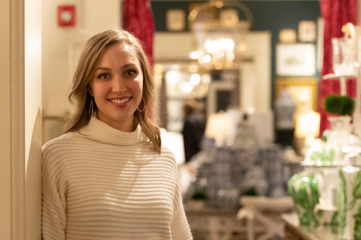 Katie Laughridge and her husband Brandon are the new owners of local furniture retail store Nell Hill’s, located in the Village at Briarcliff.
