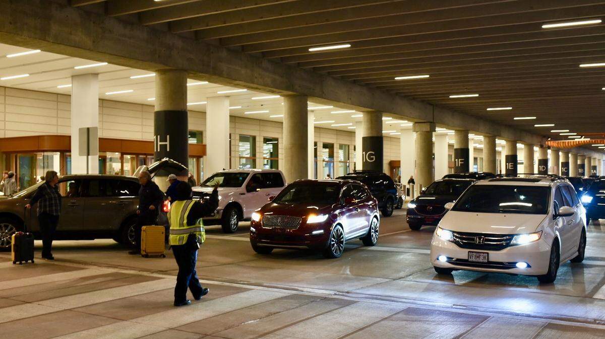 Traffic control officers at Kansas City International Airport.