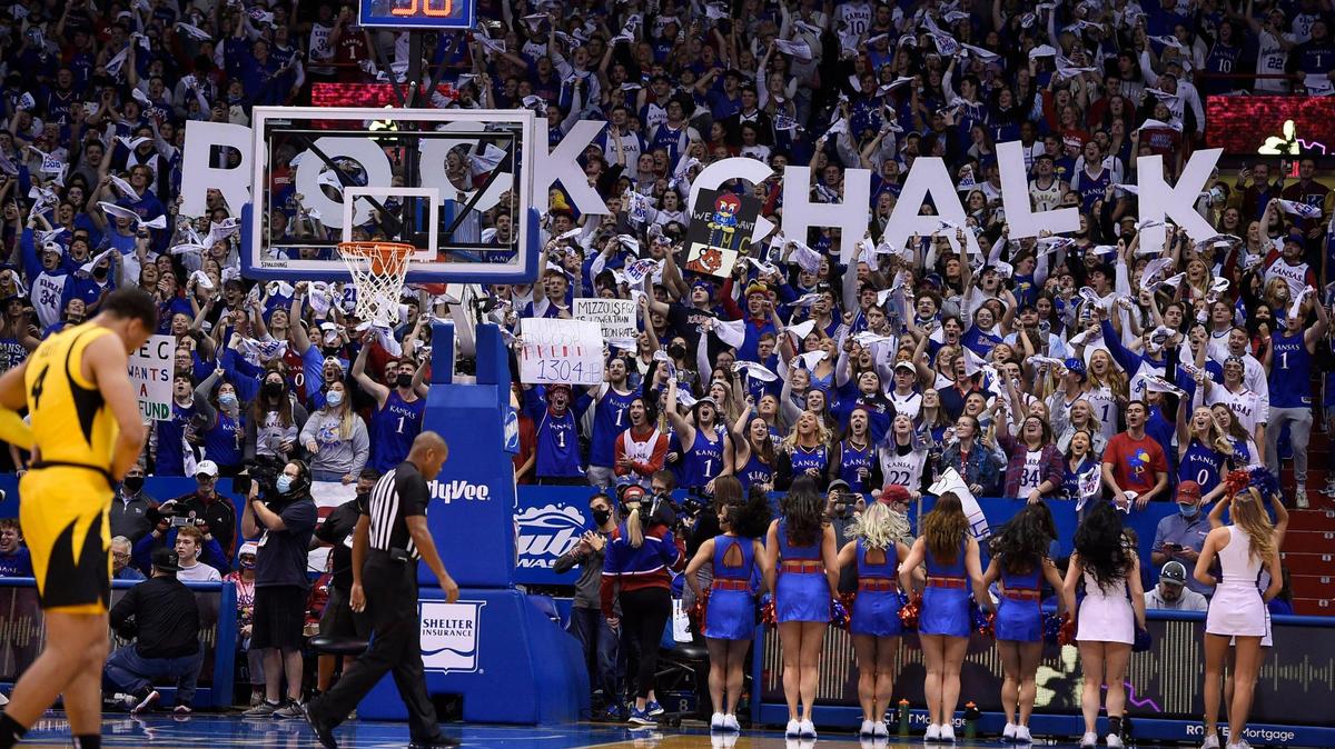 The Allen Fieldhouse crowd was rocking as the players took the floor for Saturday’s Border War game. Kansas jumped out to an early lead and dominated the Tigers, winning 102-65.