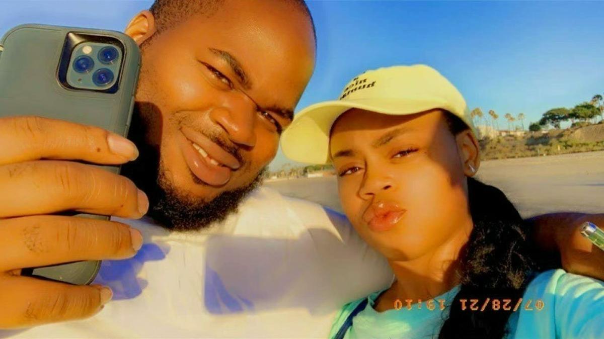 Amaree’ya Rashon Henderson and his girlfriend Shakira Hill while on a vacation in California in 2021.