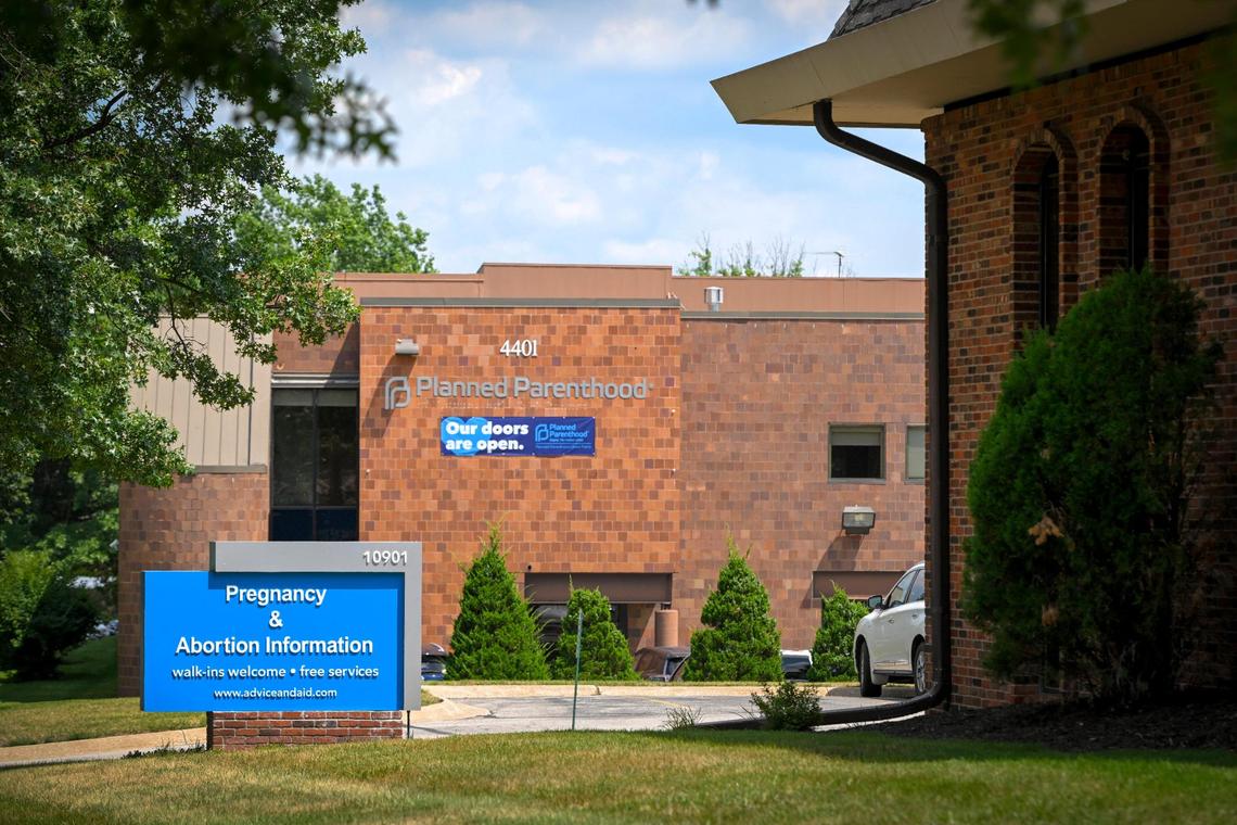 Advice & Aid Pregnancy Center, 10901 Granada Lane, Suite 100 in Overland Park, offers services for those dealing with an unplanned pregnancy, but not abortions. It is across a parking lot from Planned Parenthood, a health clinic and abortion provider.