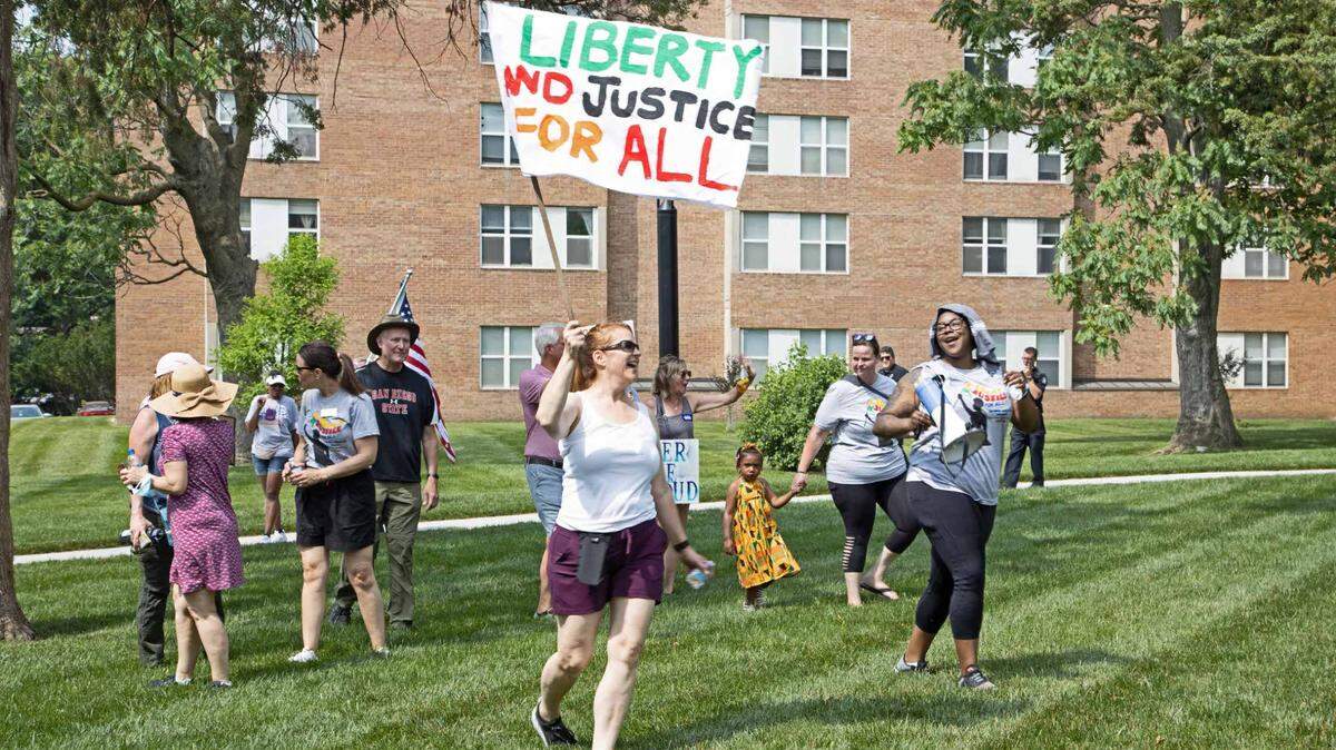 Attendees at last year’s Advocacy and Awareness Peace March and Rally participate in the festivities.