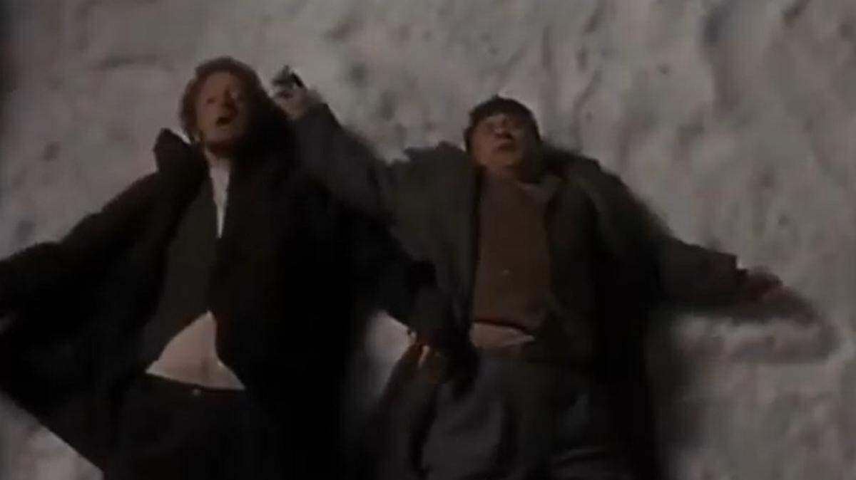 A scene from “Home Alone.”