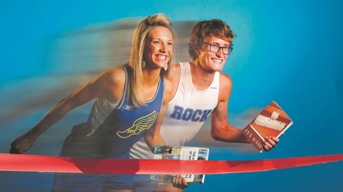Lexie Oak (now Lexie Jeffres) of St. Pius and Zach Herriott of Rockhurst were The Star’s top Scholar-Athletes for the school year ending in 2012.