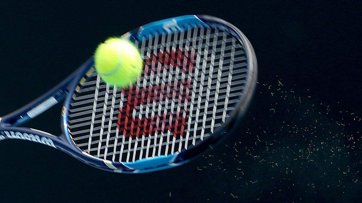 FILE PHOTO: A tennis ball hit during the 2017 Australian Open at Melbourne Park on January 17, 2017, in Melbourne, Australia.