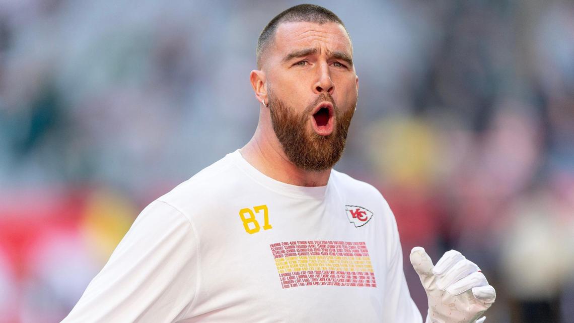 Chiefs’ Travis Kelce pulls out the Stanky Leg celebration after TD in Super Bowl