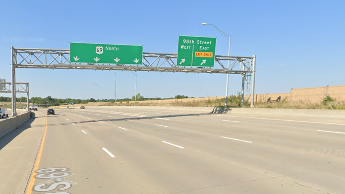 A 79-year-old woman was killed in a multi-vehicle crash along Highway 69, according to the Kansas Highway Patrol.
