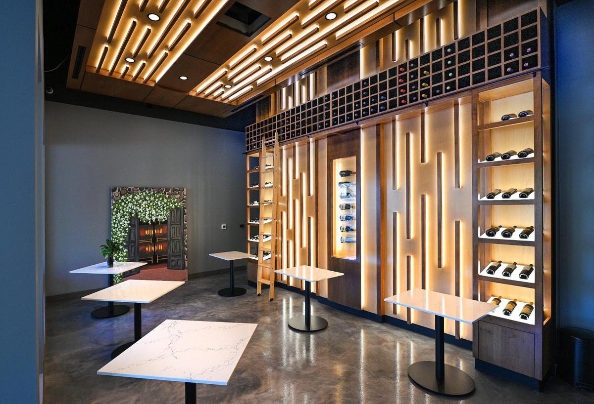 The private event space at Scratch Gourmet Express & Catering.