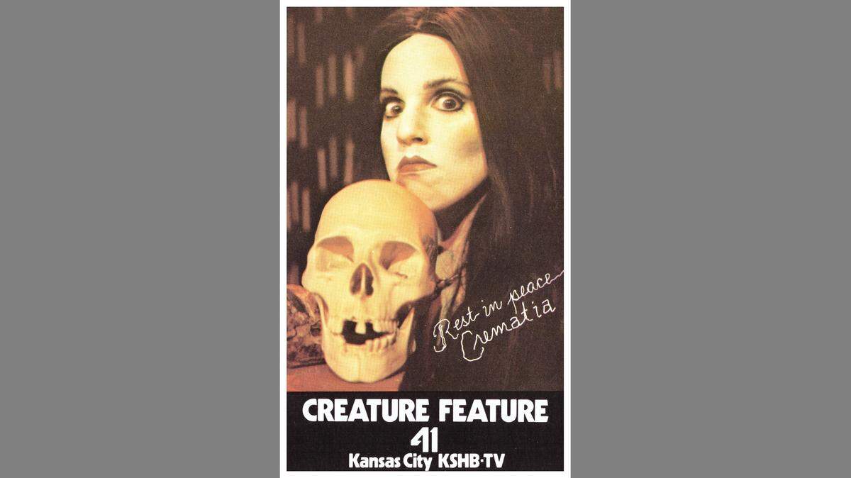 In the 1980s, Crematia Mortem (Roberta Solomon) hosted “Creature Feature” on Kansas City’s KSHB (Channel 41).