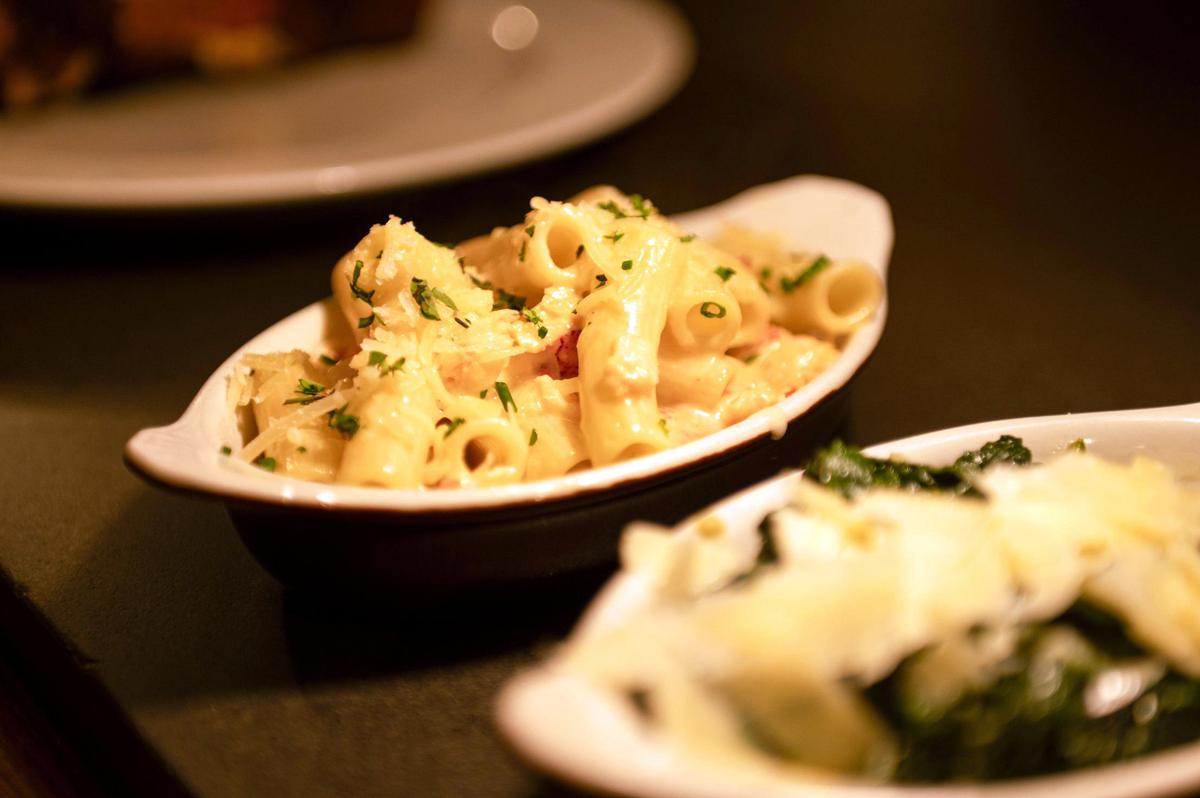 The “deliciously divine” lobster mac and cheese at Golden Ox.