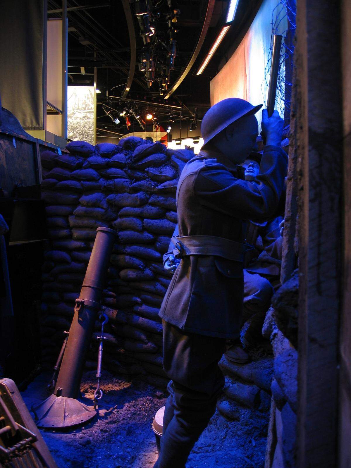 Kansas City’s National World War I Museum and Memorial includes haunting exhibits showing life and death in the trenches.