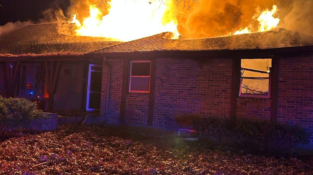 The Kansas City Fire Department battled a house fire on Olmstead Road early Thanksgiving morning. No one was injured.