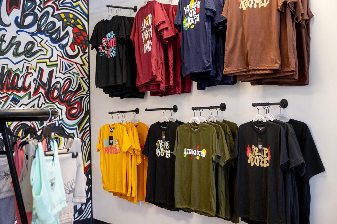 “I started with 50 T-shirts and wrote down a list of influencers in the city who had a presence in the community and reached out and asked if I could give them a shirt,” says Donnell Jamison, owner of Deep Rooted Clothing Co.