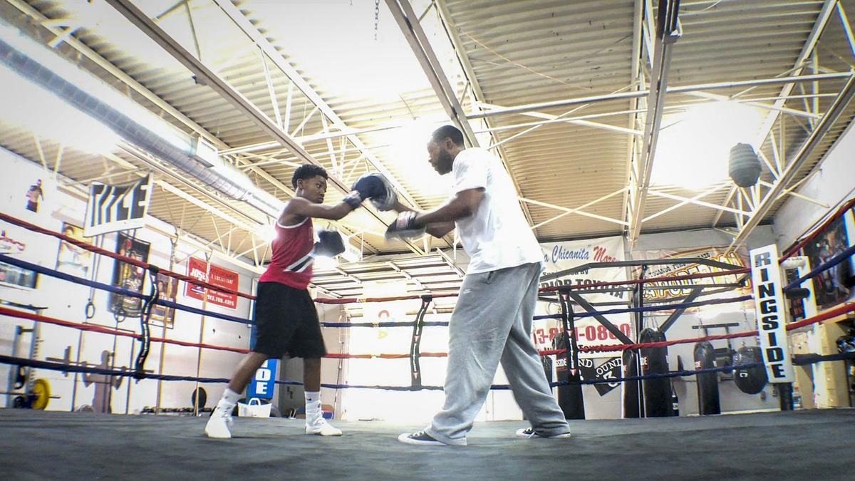 Malachi Ross has been training with his father, Micah Ross, since he was a preschooler. They’ve been going to the RNE Boxing club in Merriam for the last three years.