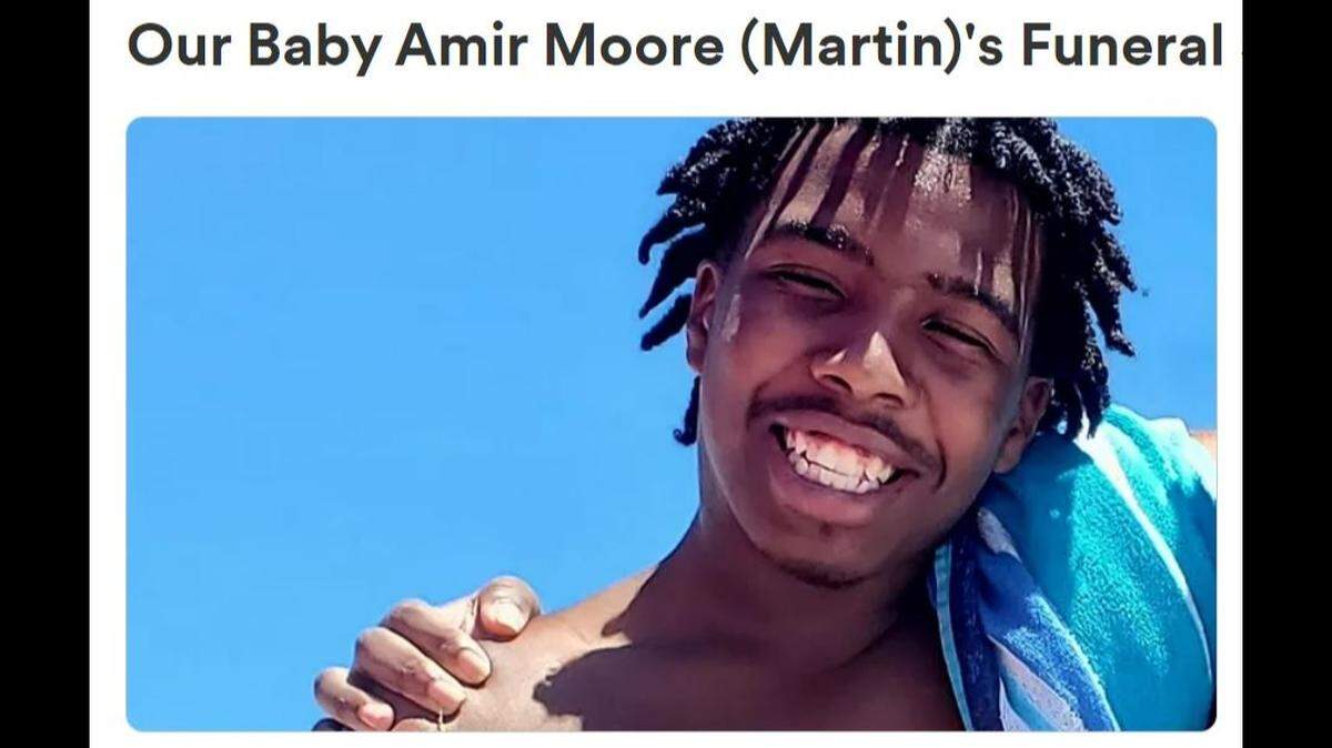 Amir Moore, 16, was killed in a shooting on Jan. 8, 2023, in Kansas City. His family is raising money on GoFundMe to help pay for his funeral.