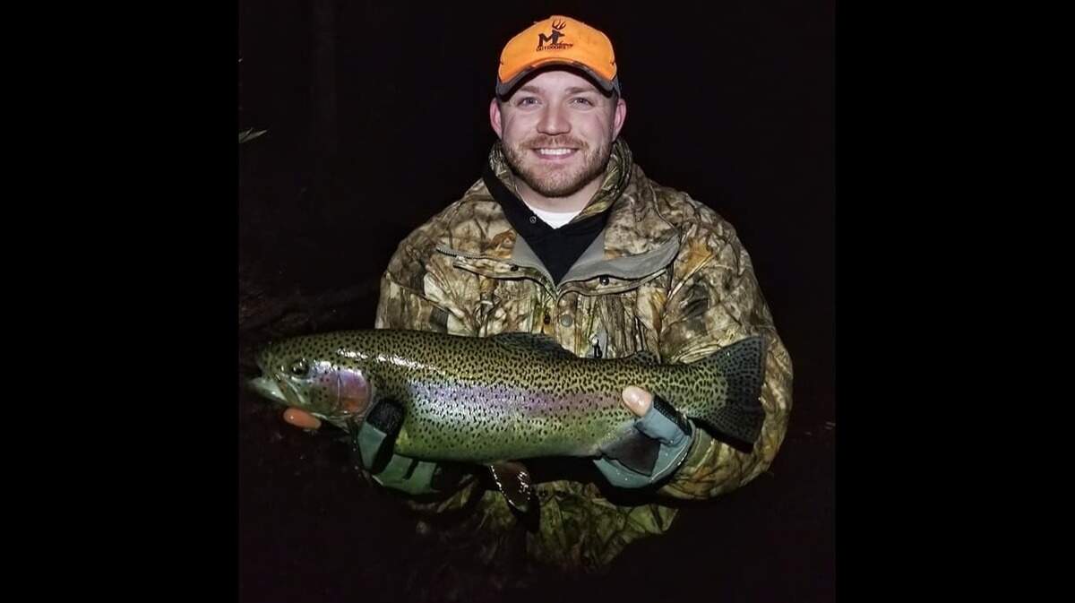 Working the night bite over the weekend produced this beautiful 17-inch rainbow while wading below Table Rock Dam.