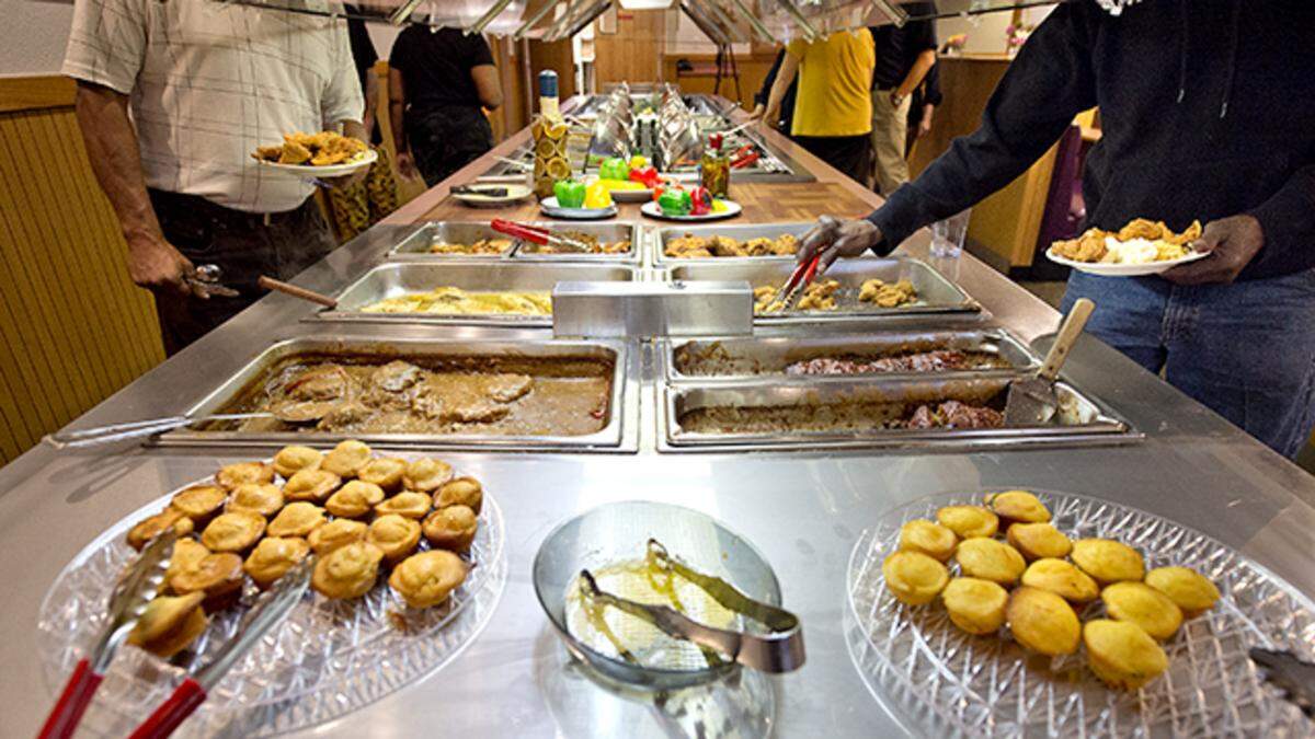 The new Cornbread Buffet at the Landing Shopping Center near 63rd Street and the Paseo costs $12.99 for breakfast and lunch on weekdays, and $14.99 on Saturdays and Sundays. It has cornbread three ways.