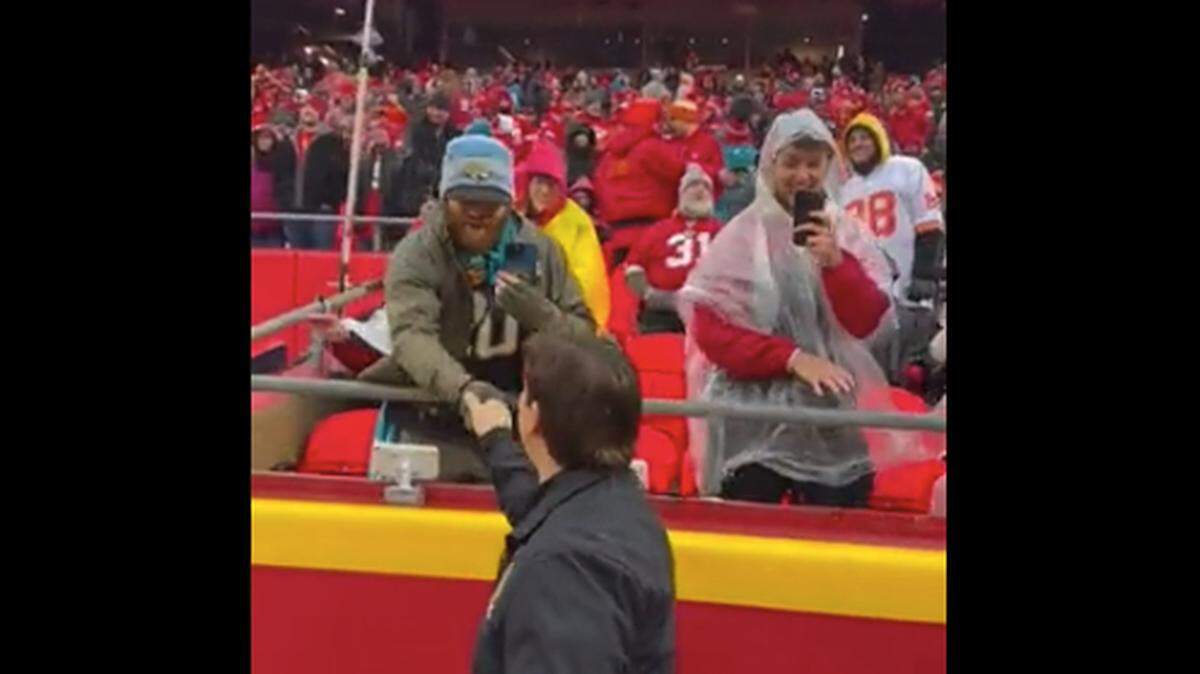 Florida governor Ron DeSantis made a surprise appearance at Arrowhead Stadium where he watched the Kansas City Chiefs defeat the Jacksonville Jaguars.