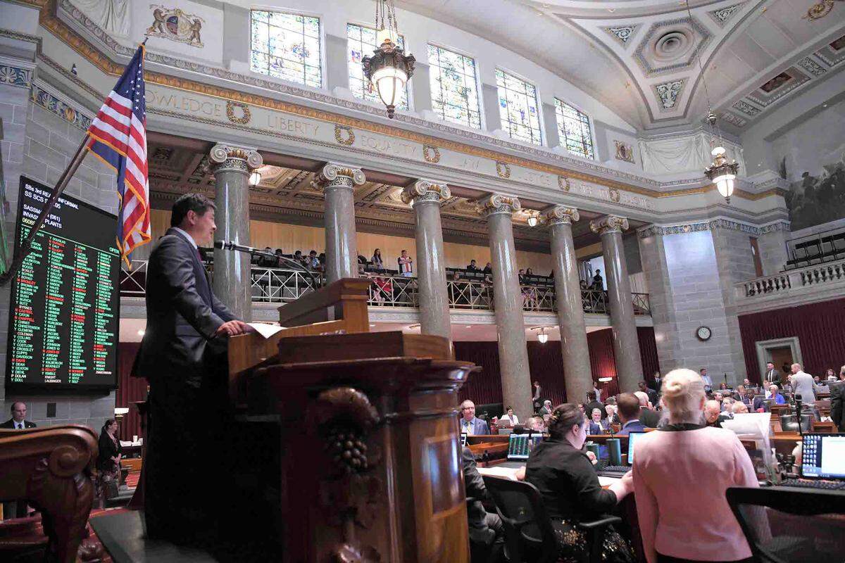 The Missouri House chamber.