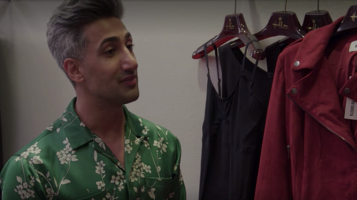 “Queer Eye” style expert Tan France visited Halls Kansas City while filming season four of the hit Netflix show.