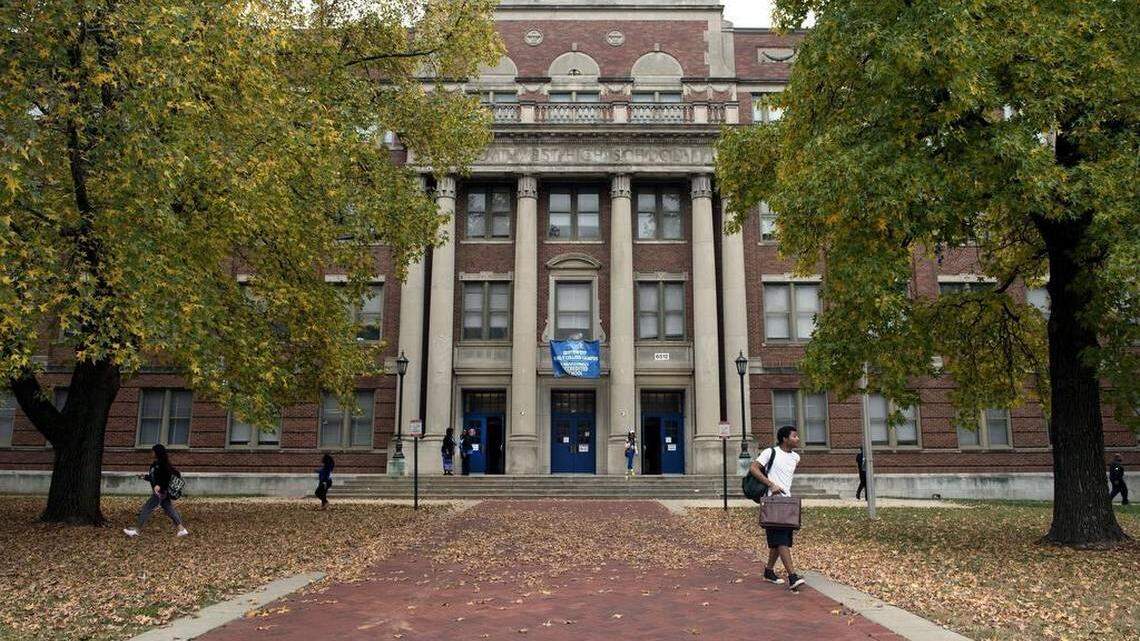 The old Southwest High School was built in 1925 at 6512 Wornall Road.