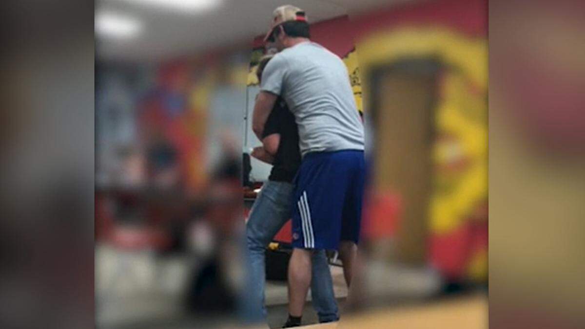 In video captured by a student, Kansas state Rep. Mark Samsel is seen picking up a student as he talks about sex, the Bible and suicide.