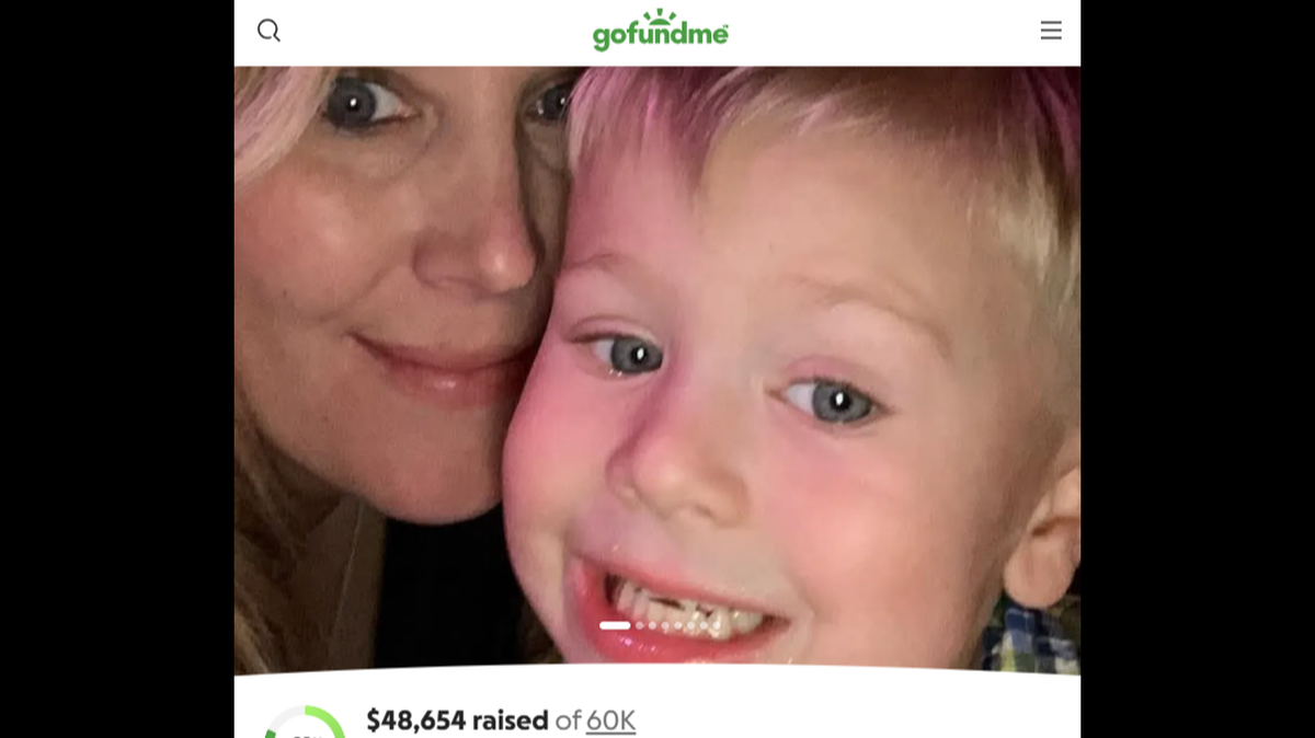 Jaime Zank and her son Zander.