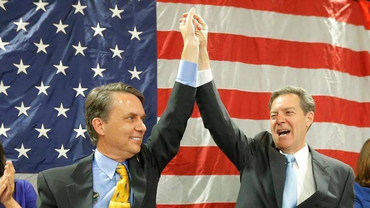 The short-term ex-governor wants to give another congressional district to the GOP to “Make Kansas Great Again.”