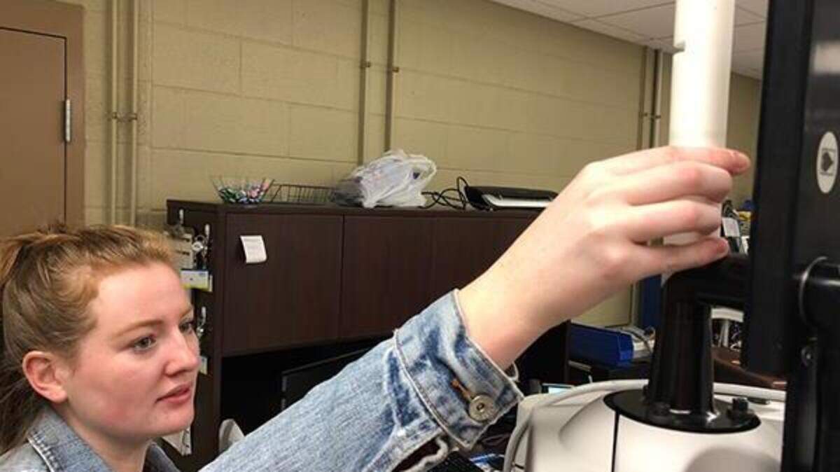 Olathe South senior Lindsey Eddings plans to study biomedical engineering at the University of Arkansas.