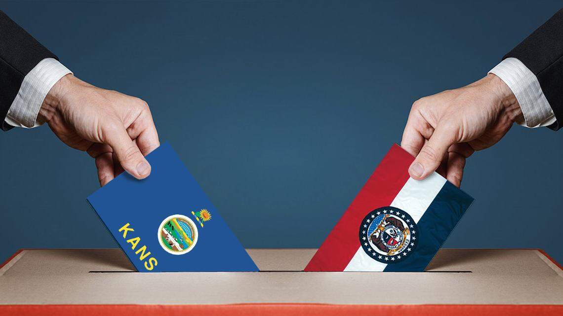 election missouri kansas vote voting ballot box